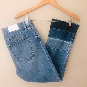 Pistola Cropped Ombré Jeans